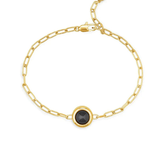 Személyre szabott gemkapocs lánc fotókarkötő