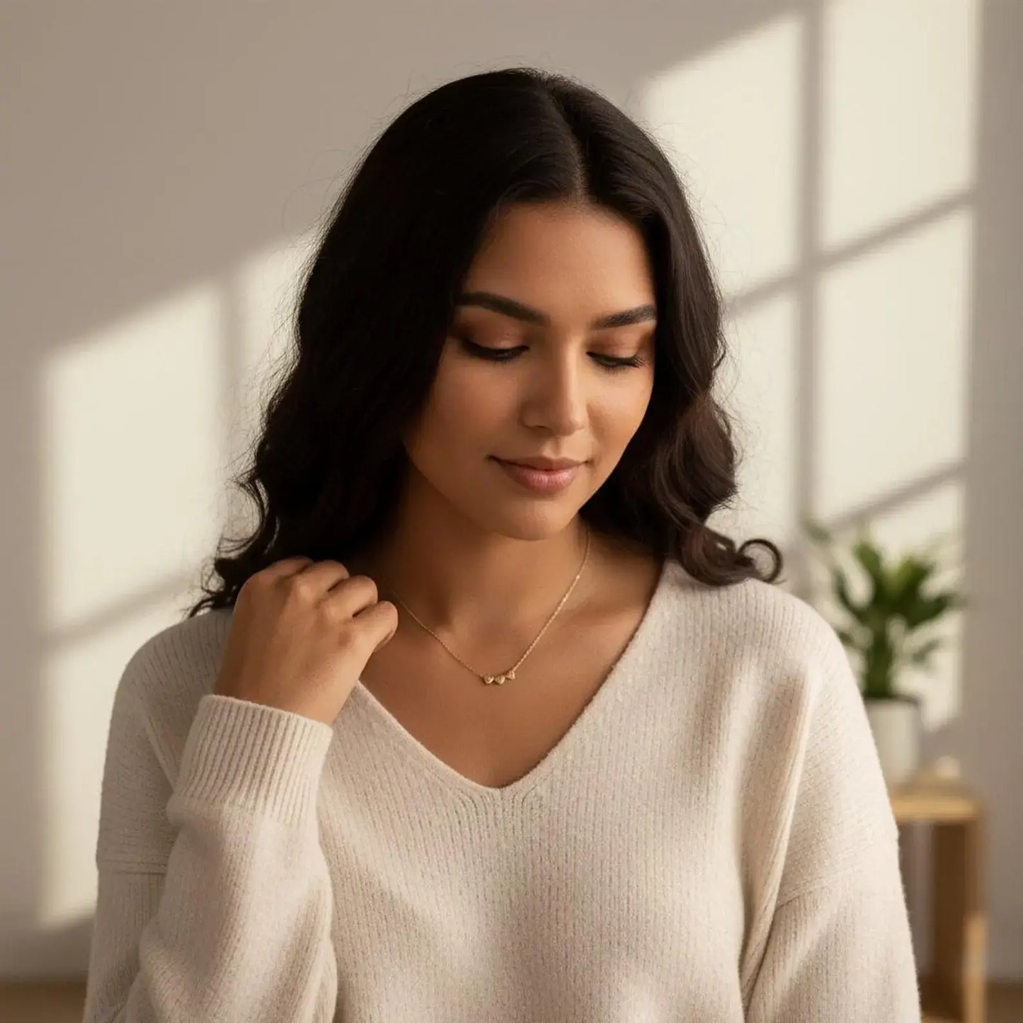 Személyre szabott szív kezdőbetűs nyaklánc