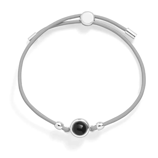 Személyre szabott bőr fotókarkötő